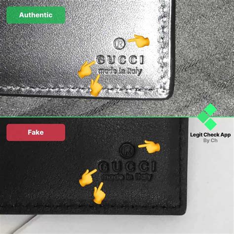 gucci leather wallet fake|how to spot a gucci wallet.